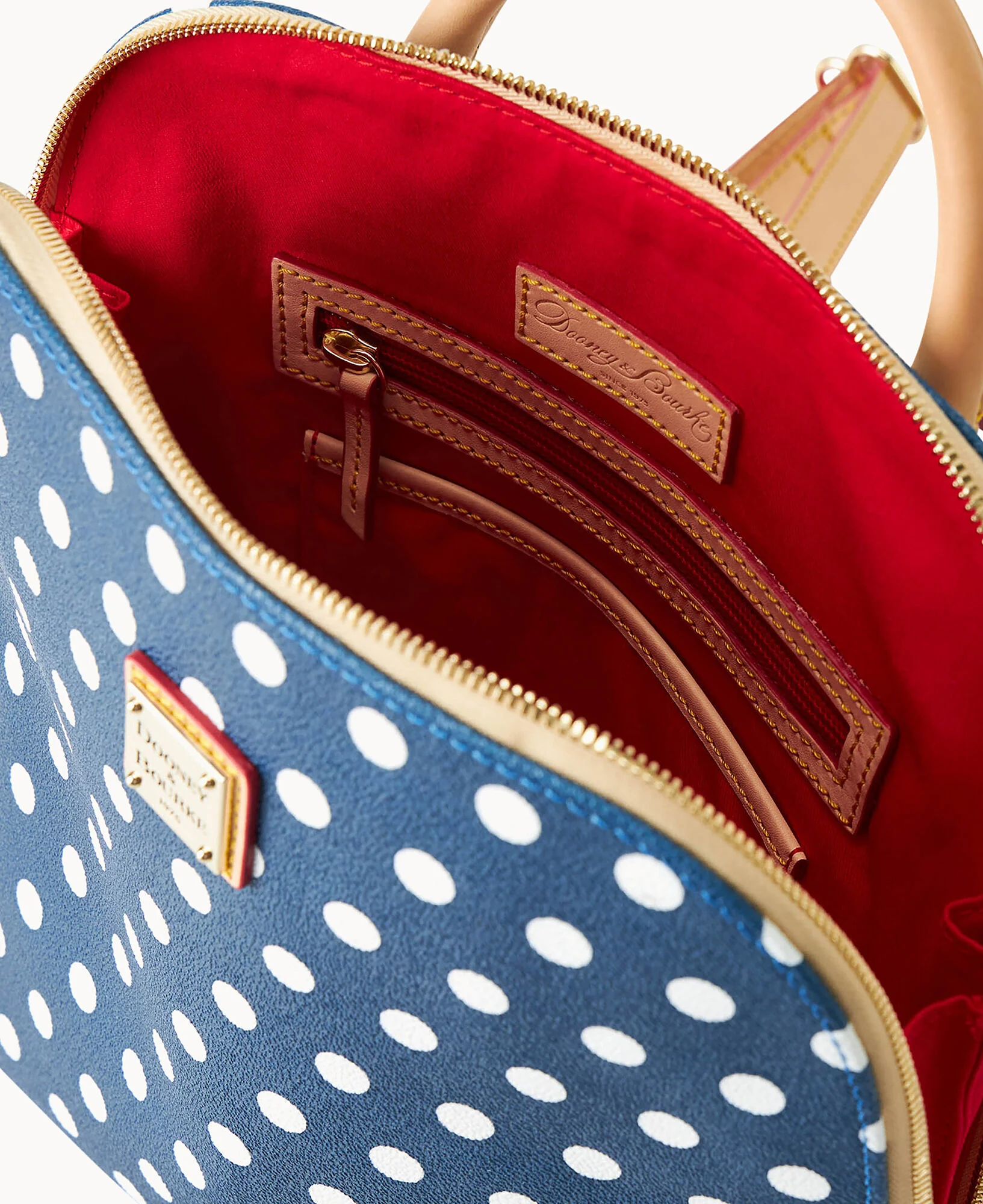 Polka Dot Zip Pod Backpack - Image 11