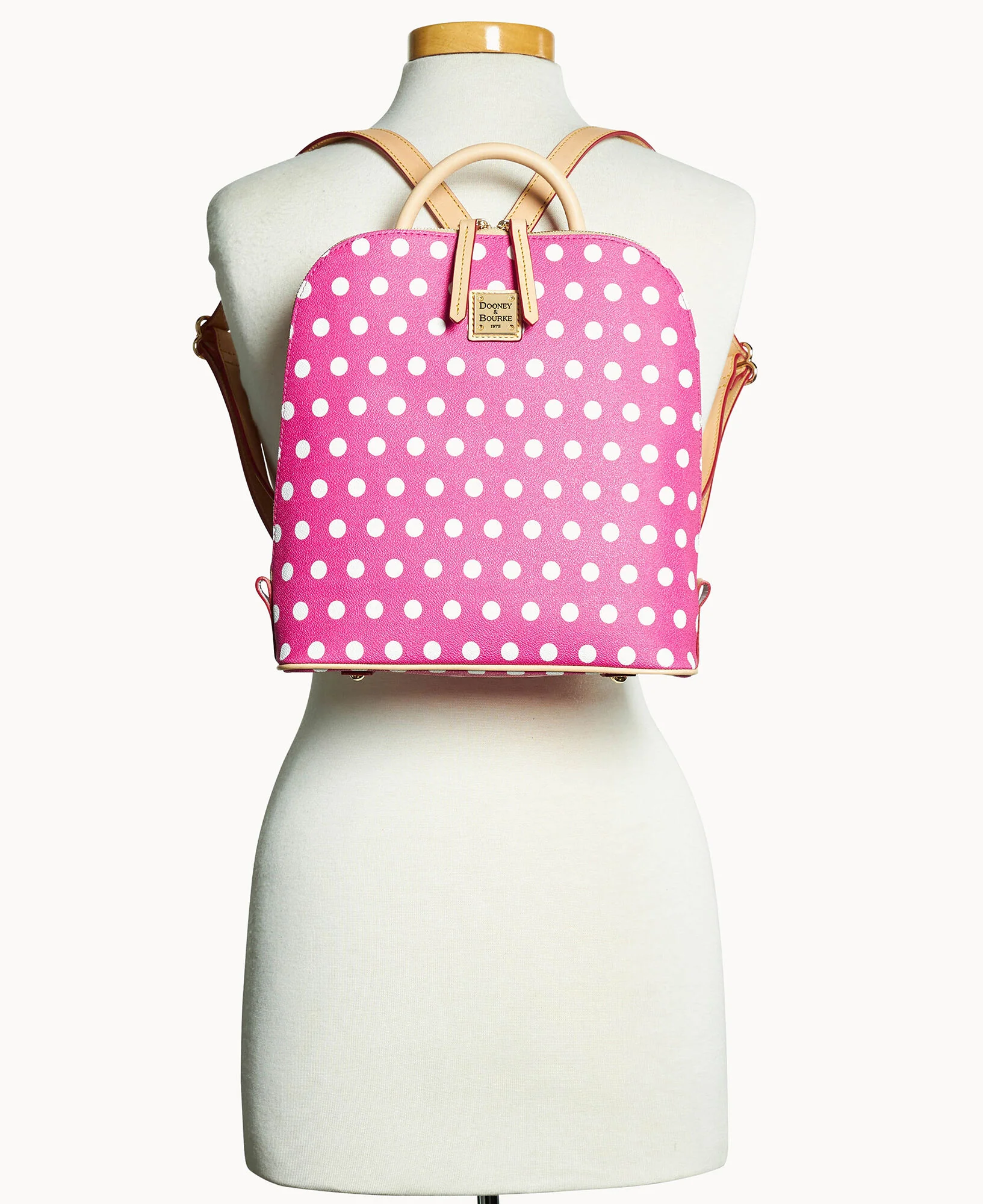 Polka Dot Zip Pod Backpack - Image 16