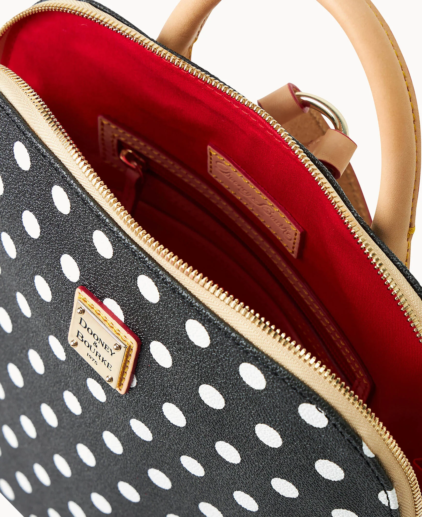 Polka Dot Zip Pod Backpack - Image 3