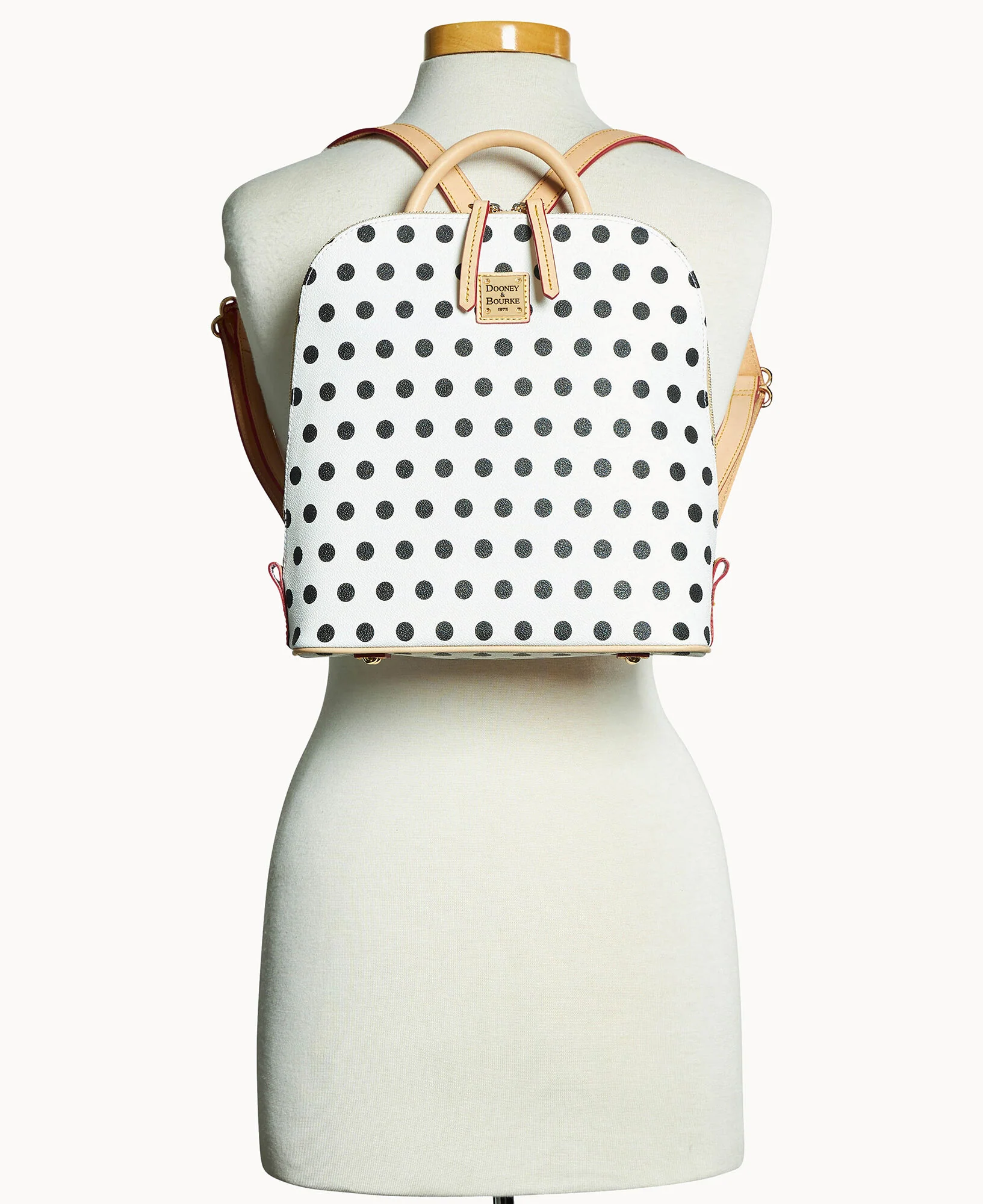 Polka Dot Zip Pod Backpack - Image 8