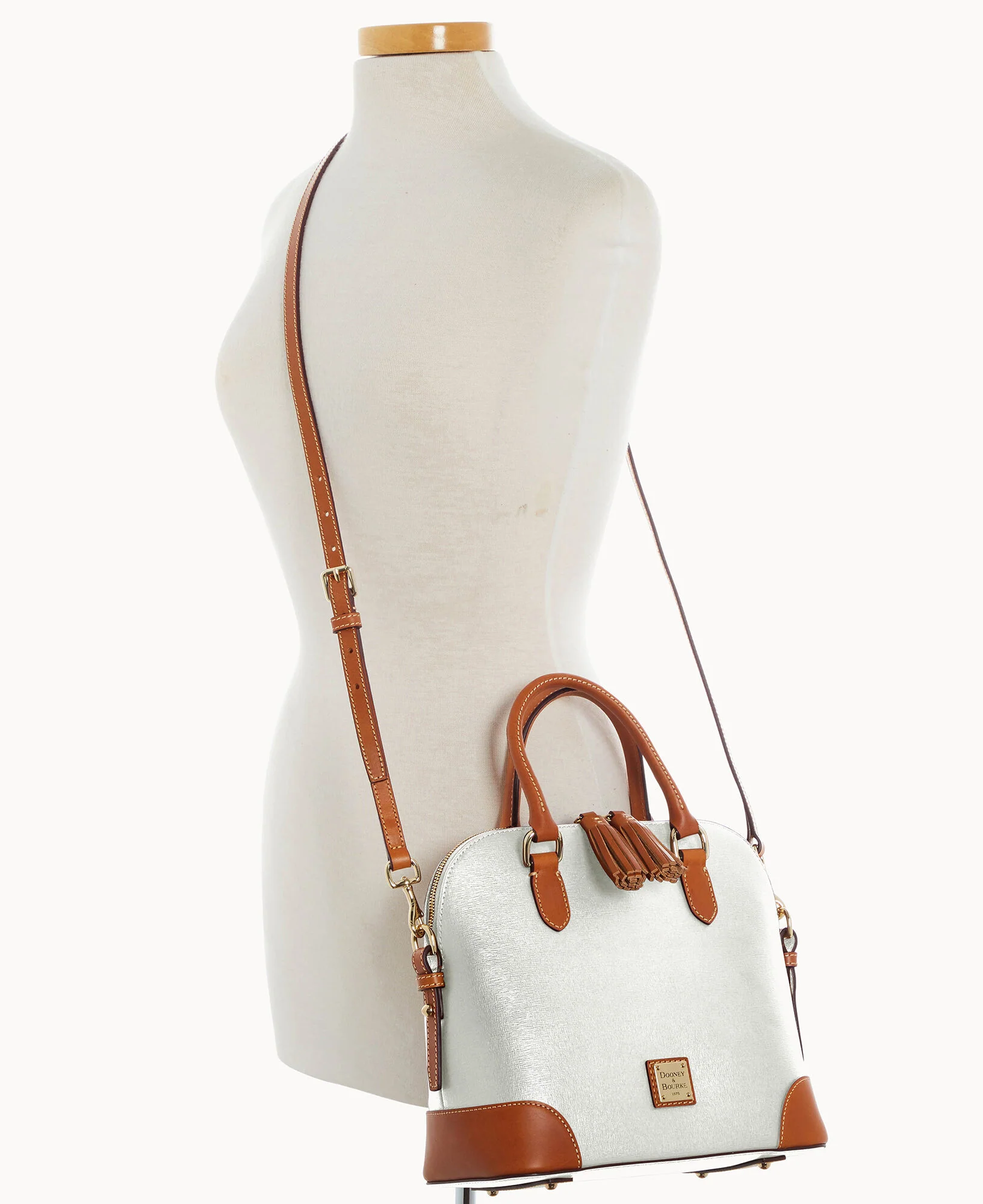 Saffiano Domed Satchel - Image 5