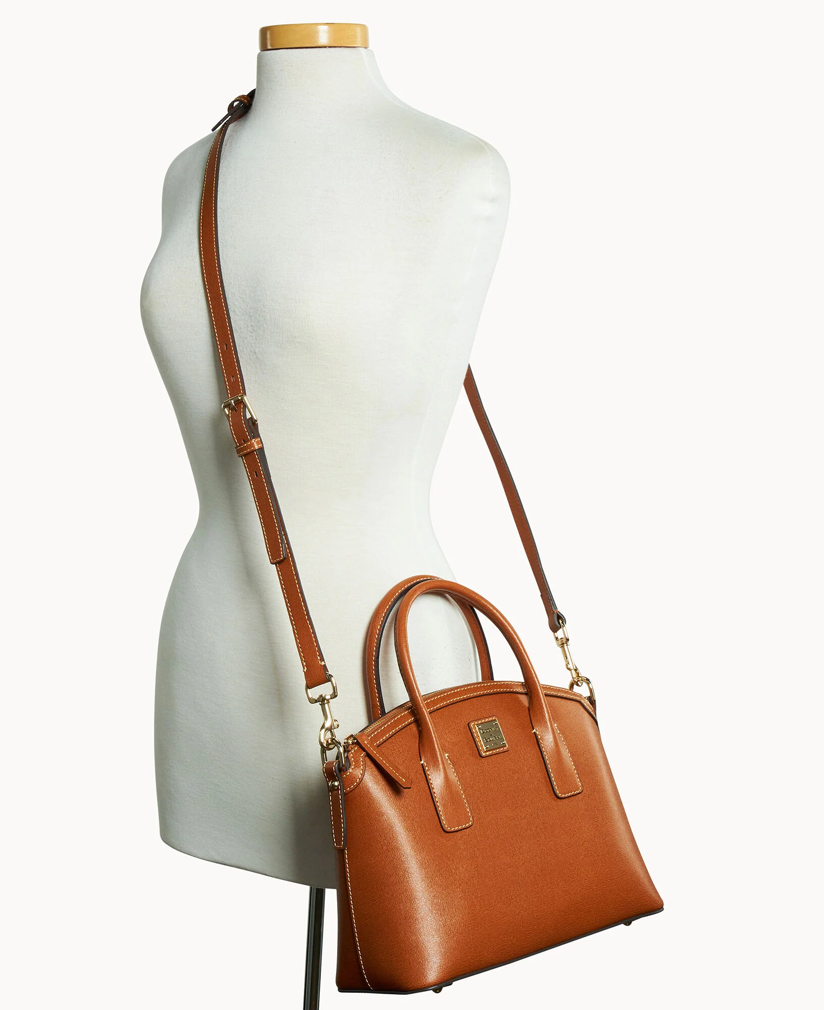 Saffiano Domed Satchel - Image 8