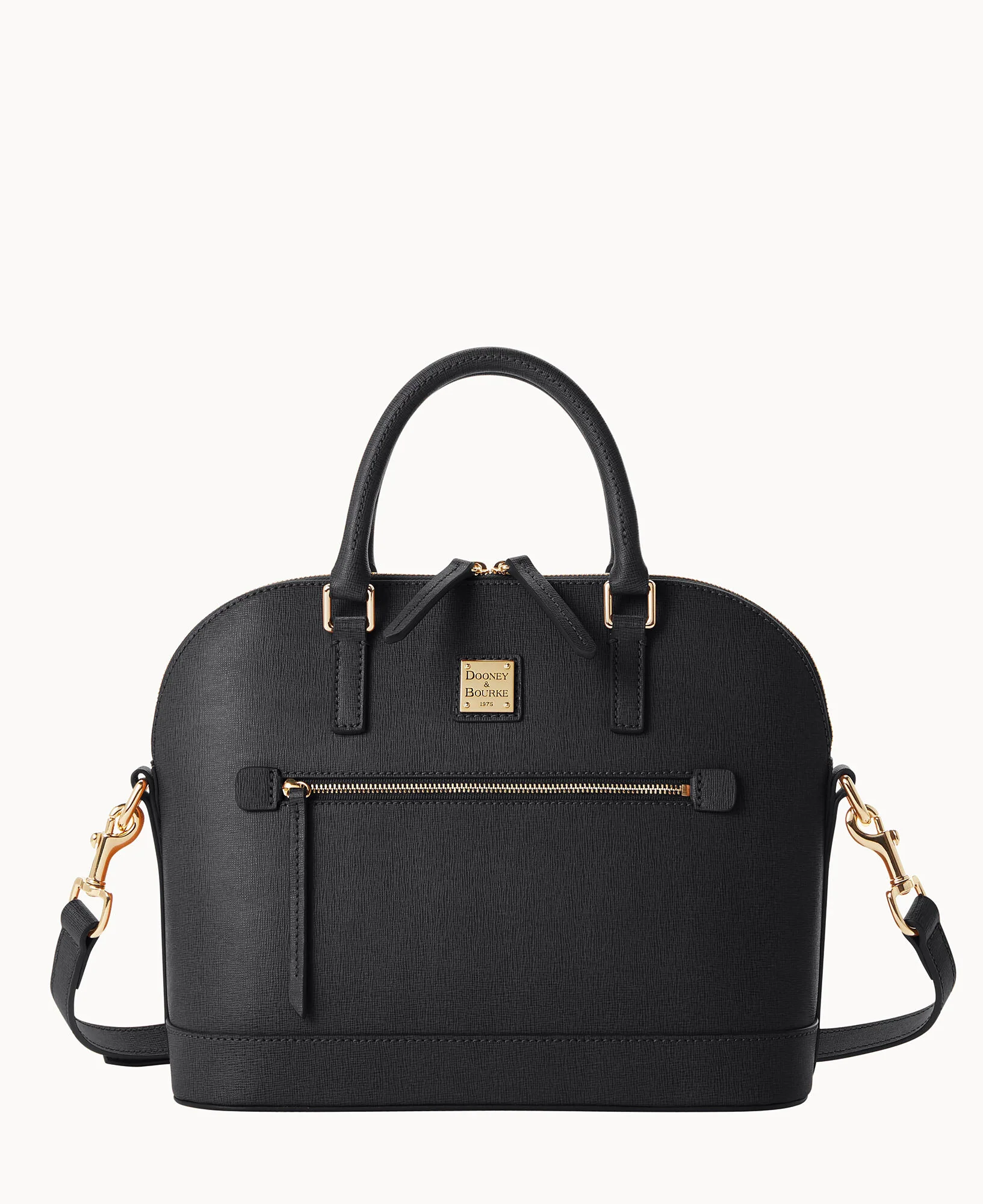 Saffiano Domed Zip Satchel - Image 24