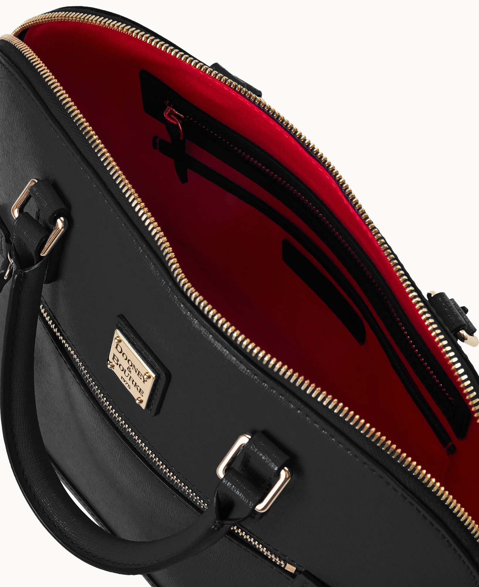 Saffiano Domed Zip Satchel - Image 26