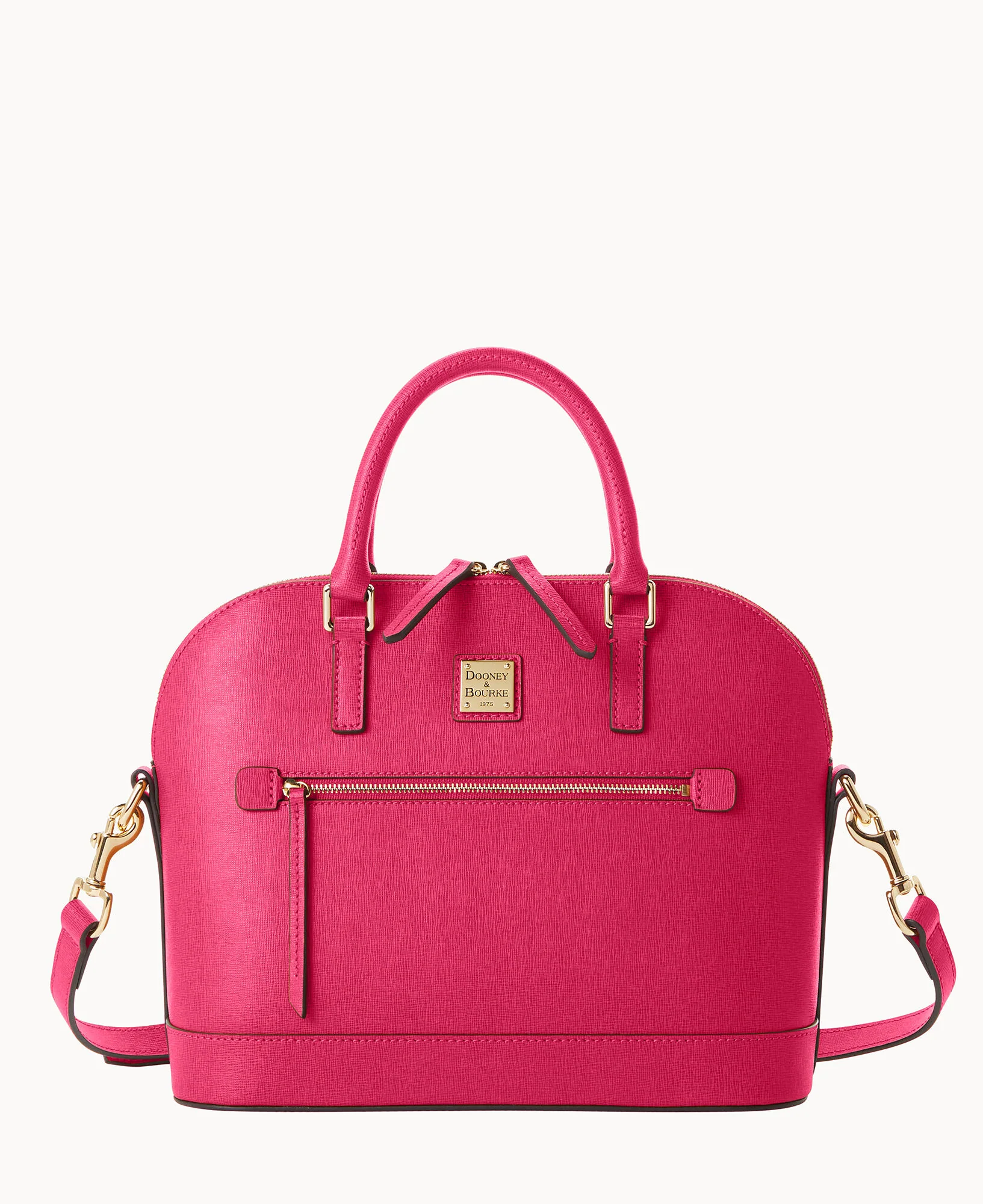 Saffiano Domed Zip Satchel - Image 28