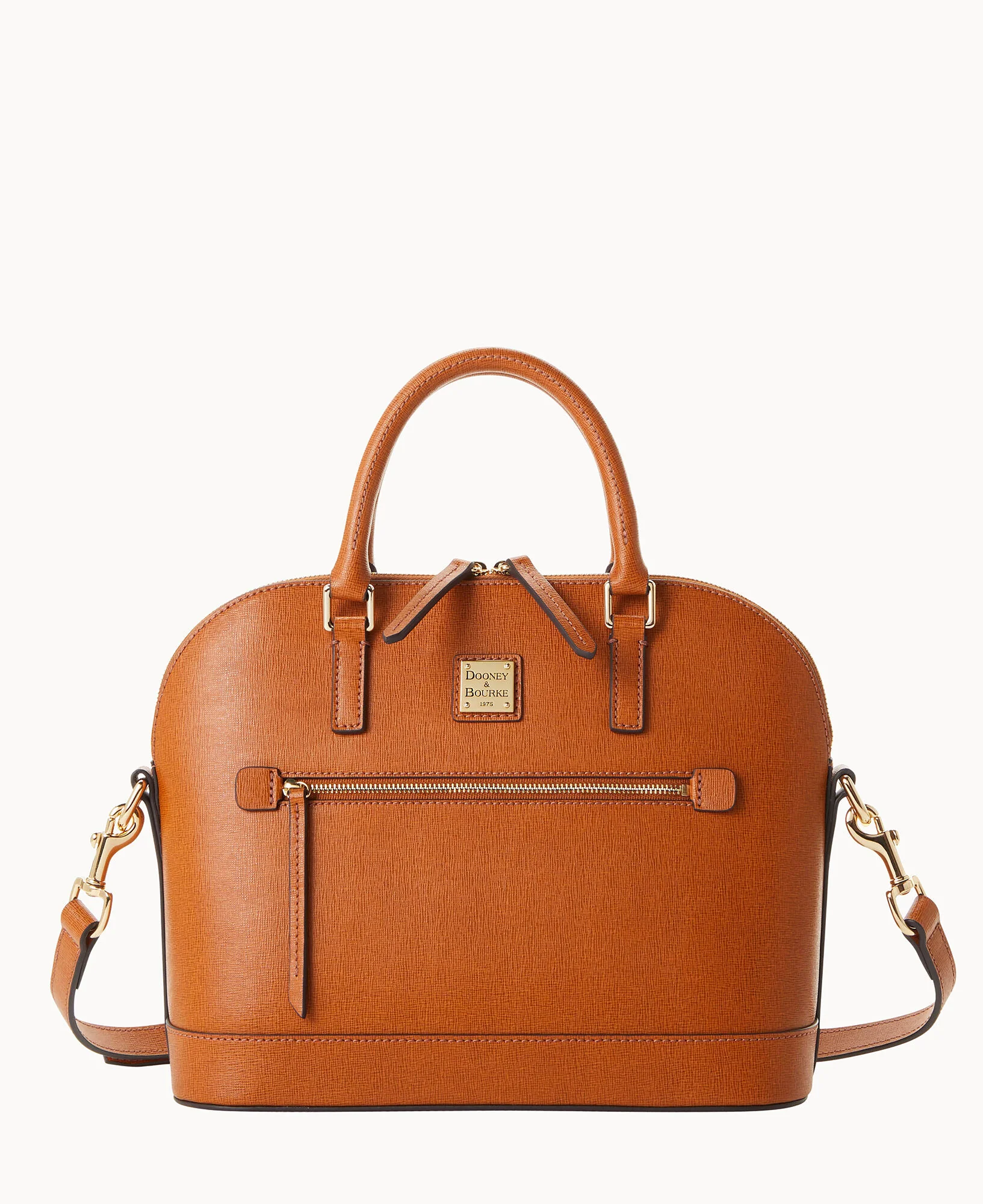 Saffiano Domed Zip Satchel - Image 31