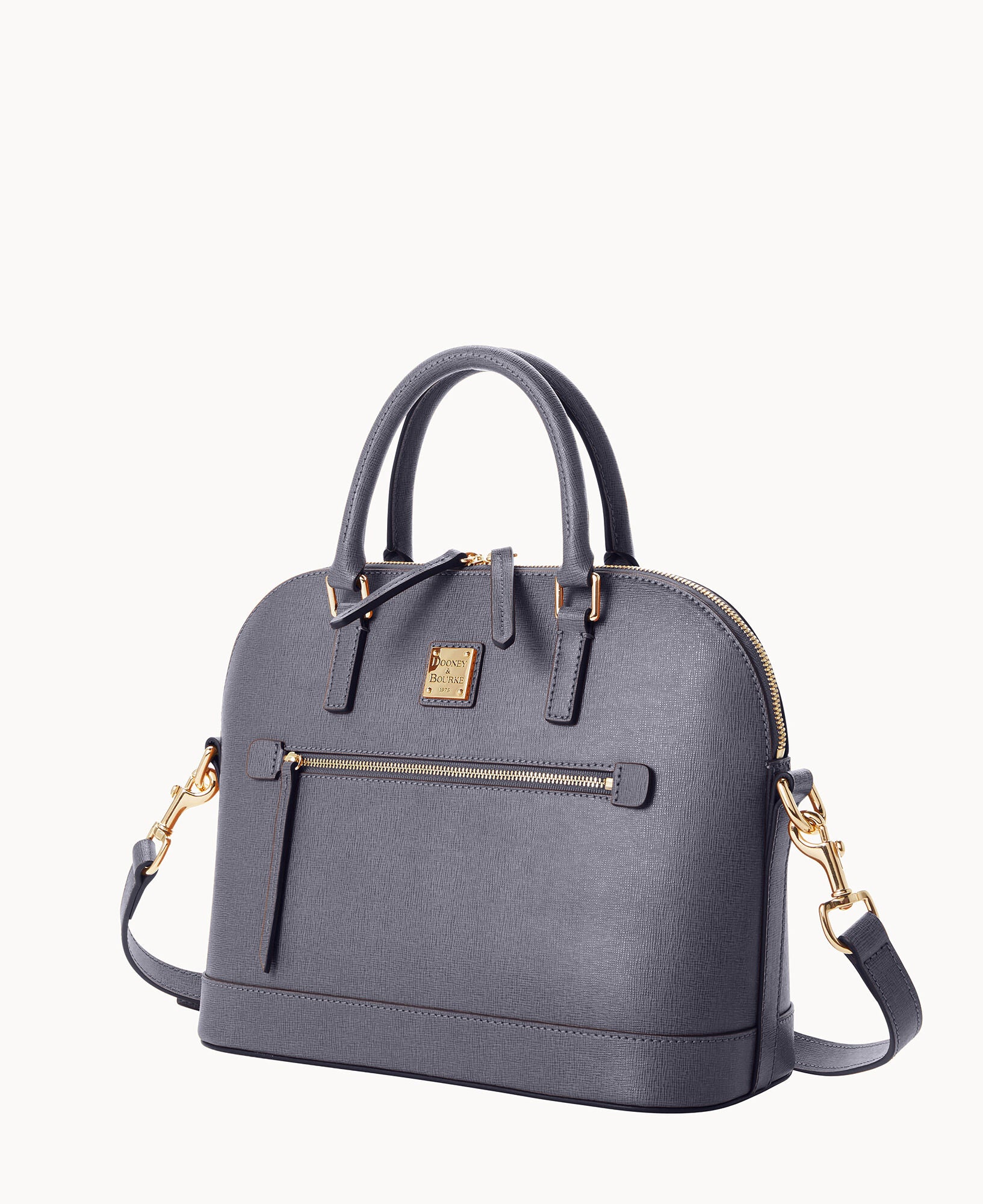 Saffiano Domed Zip Satchel - Image 47