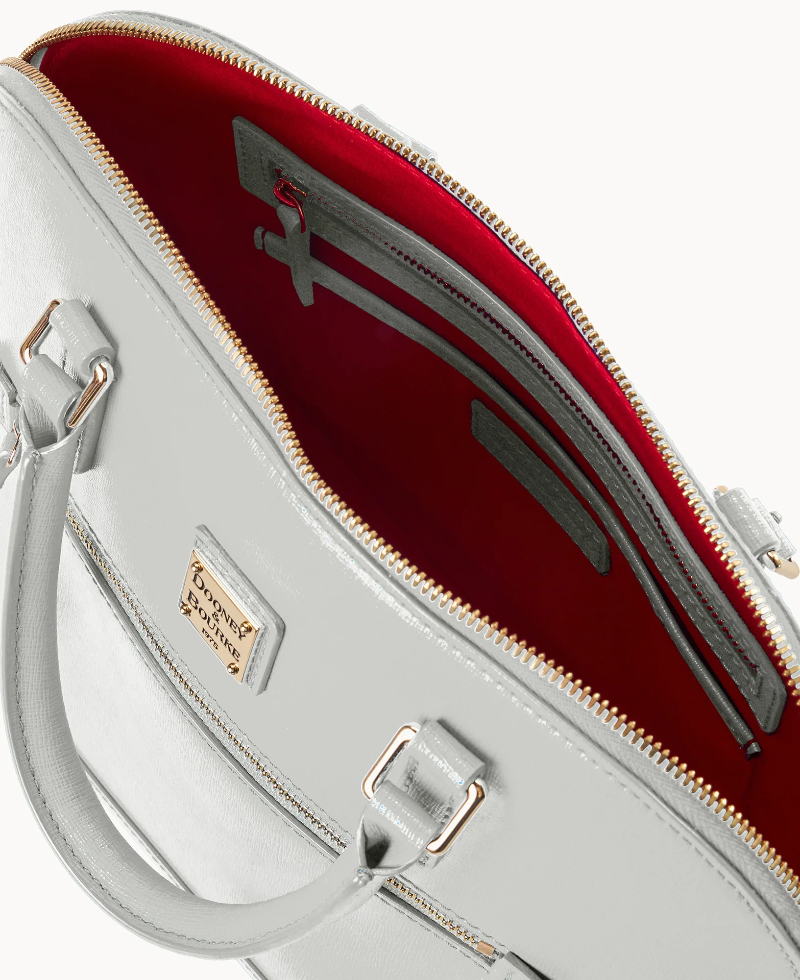 Saffiano Domed Zip Satchel - Image 60