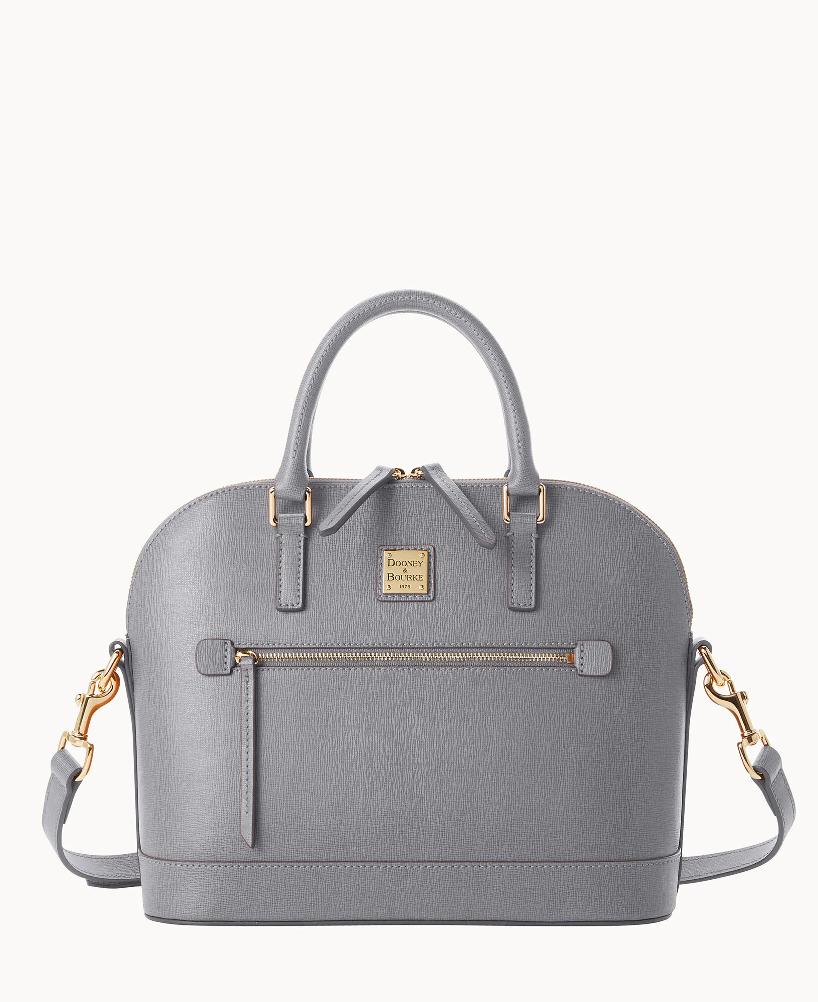 Saffiano Domed Zip Satchel - Image 70
