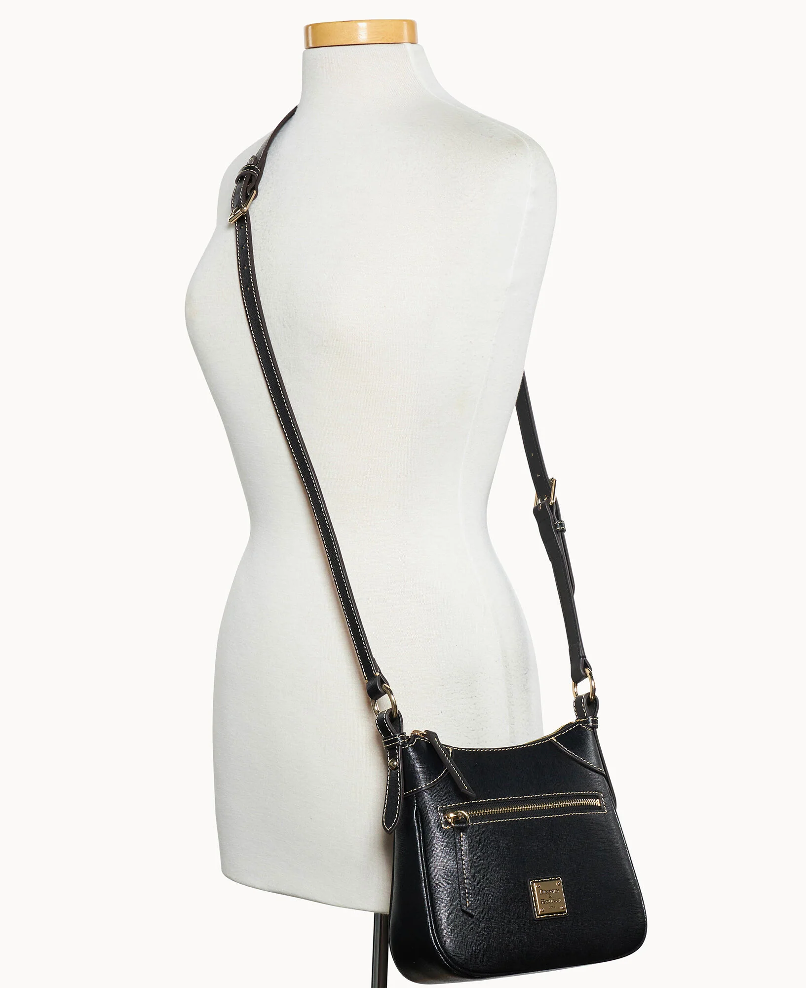 Saffiano Front Zip Crossbody - Image 4