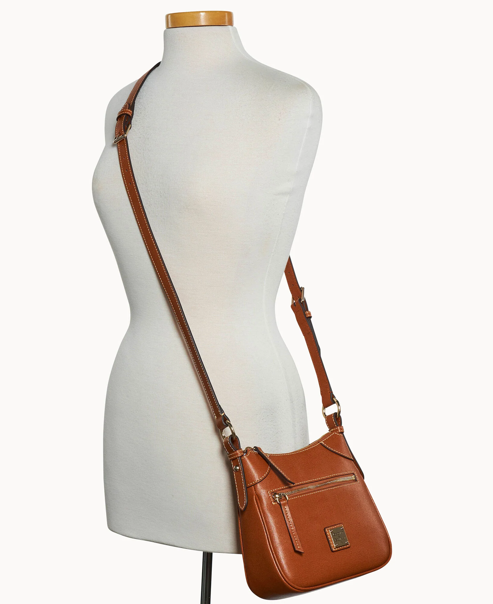 Saffiano Front Zip Crossbody - Image 8