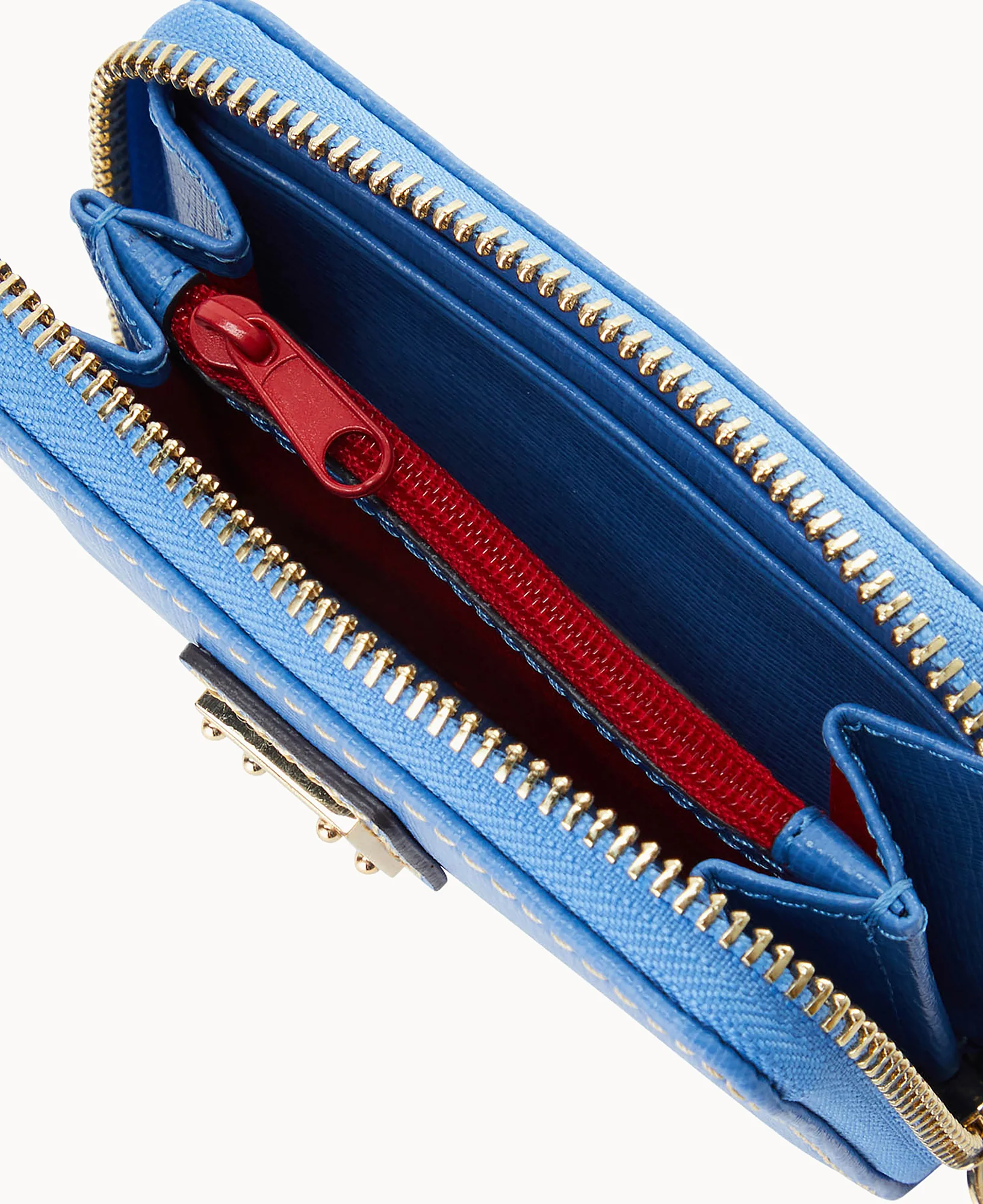 Saffiano Large Zip Around Credit Card Case - Image 30