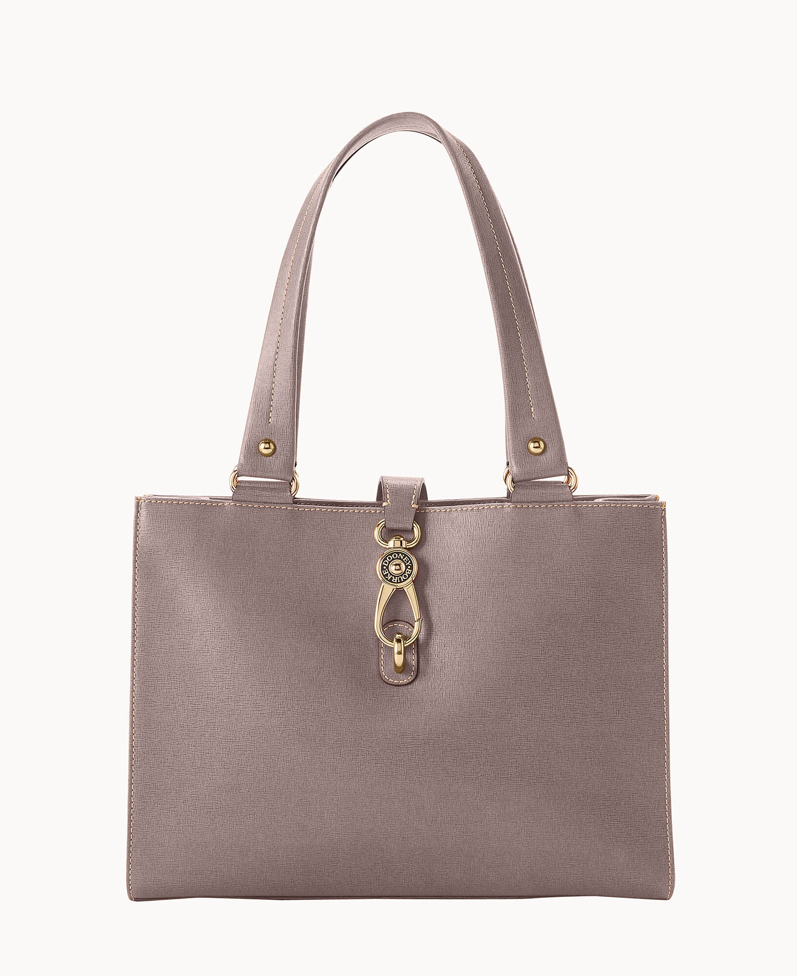 Saffiano Medium Logo Lock Tote - Image 5