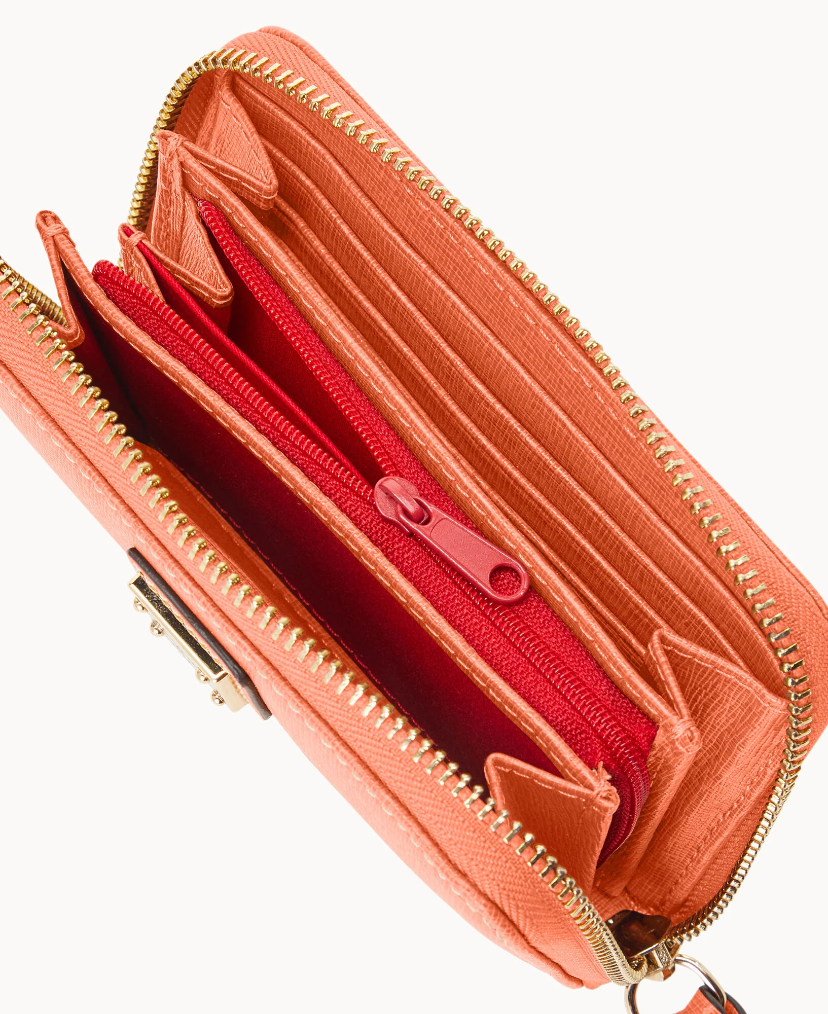 Saffiano Medium Zip Around Wallet - Image 8