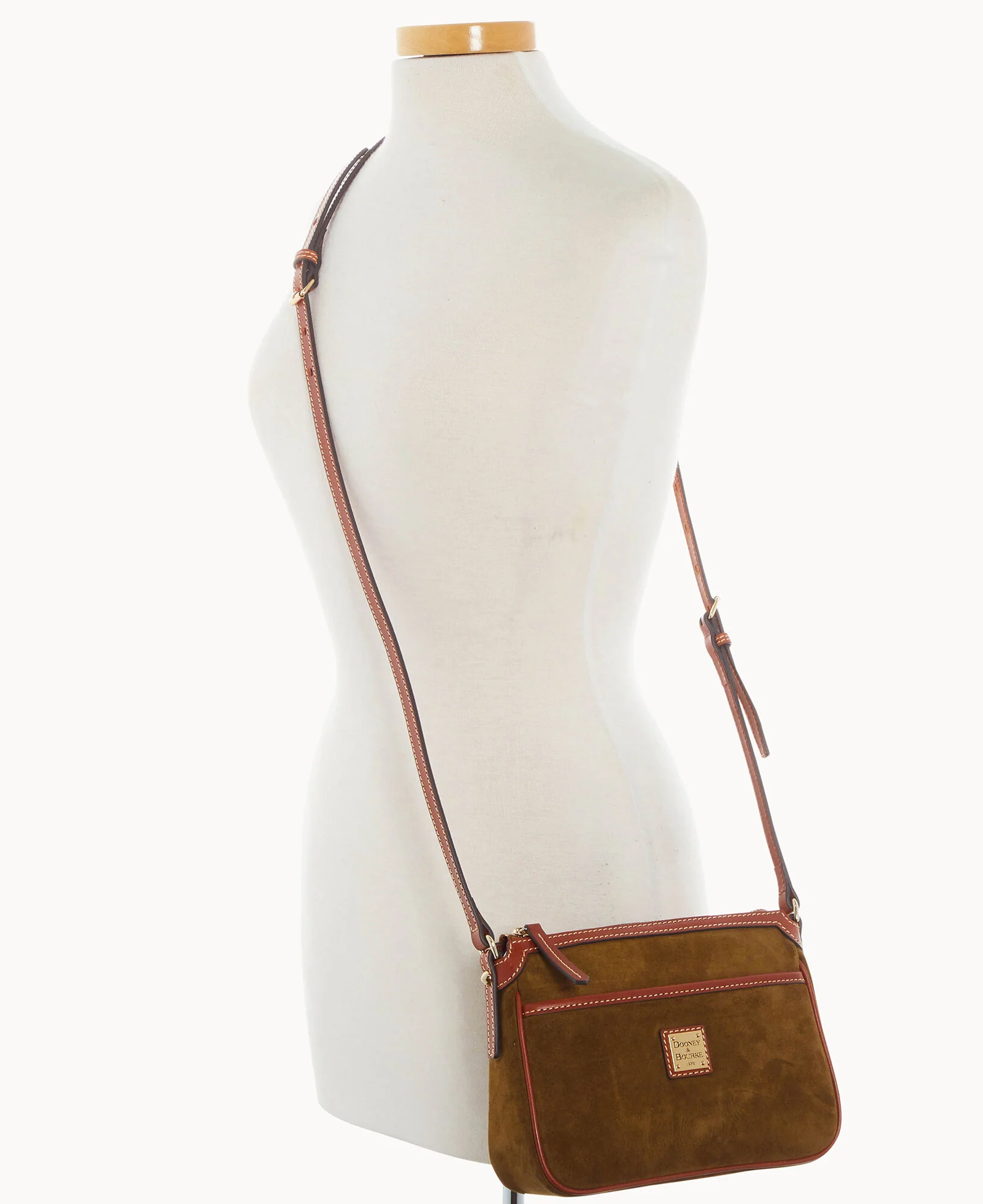 Suede East West Pocket Crossbody - Image 8