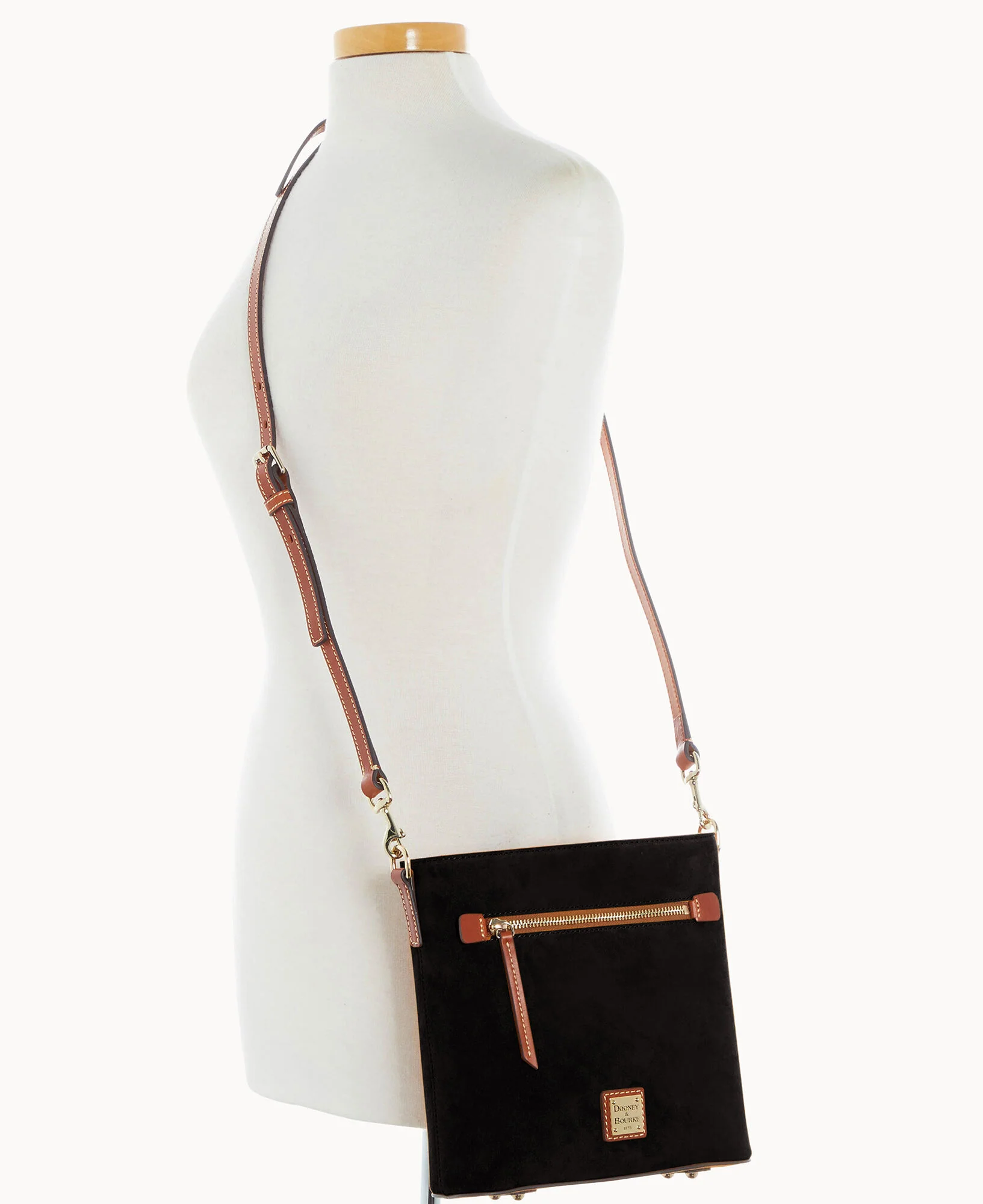 Suede Zip Crossbody - Image 16