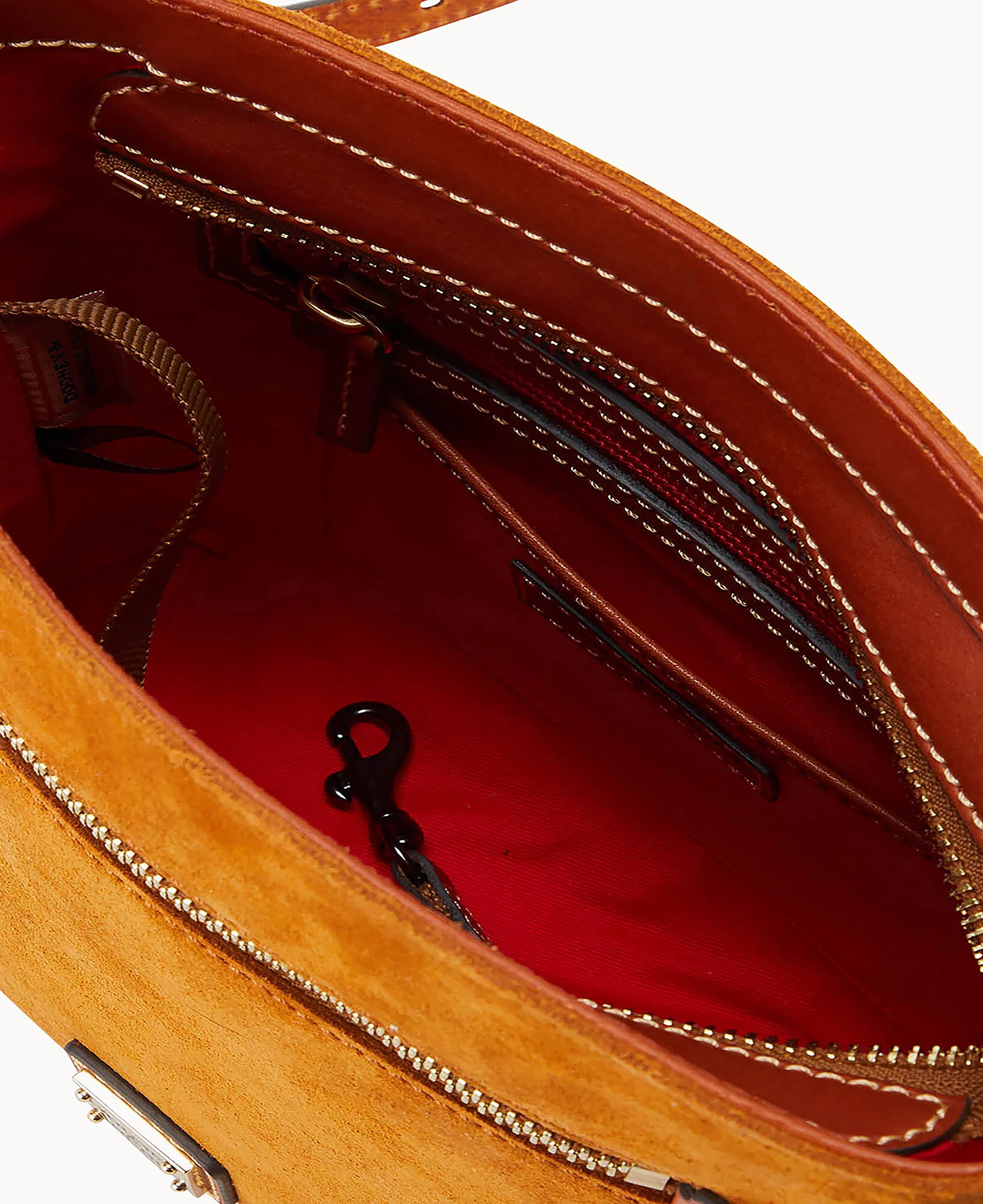 Suede Zip Crossbody - Image 7