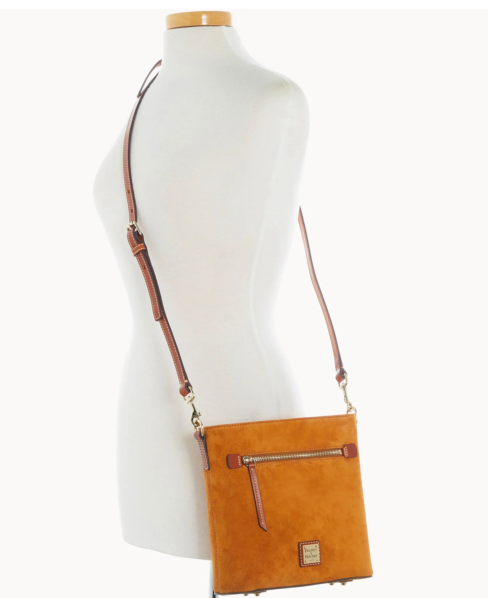 Suede Zip Crossbody - Image 8